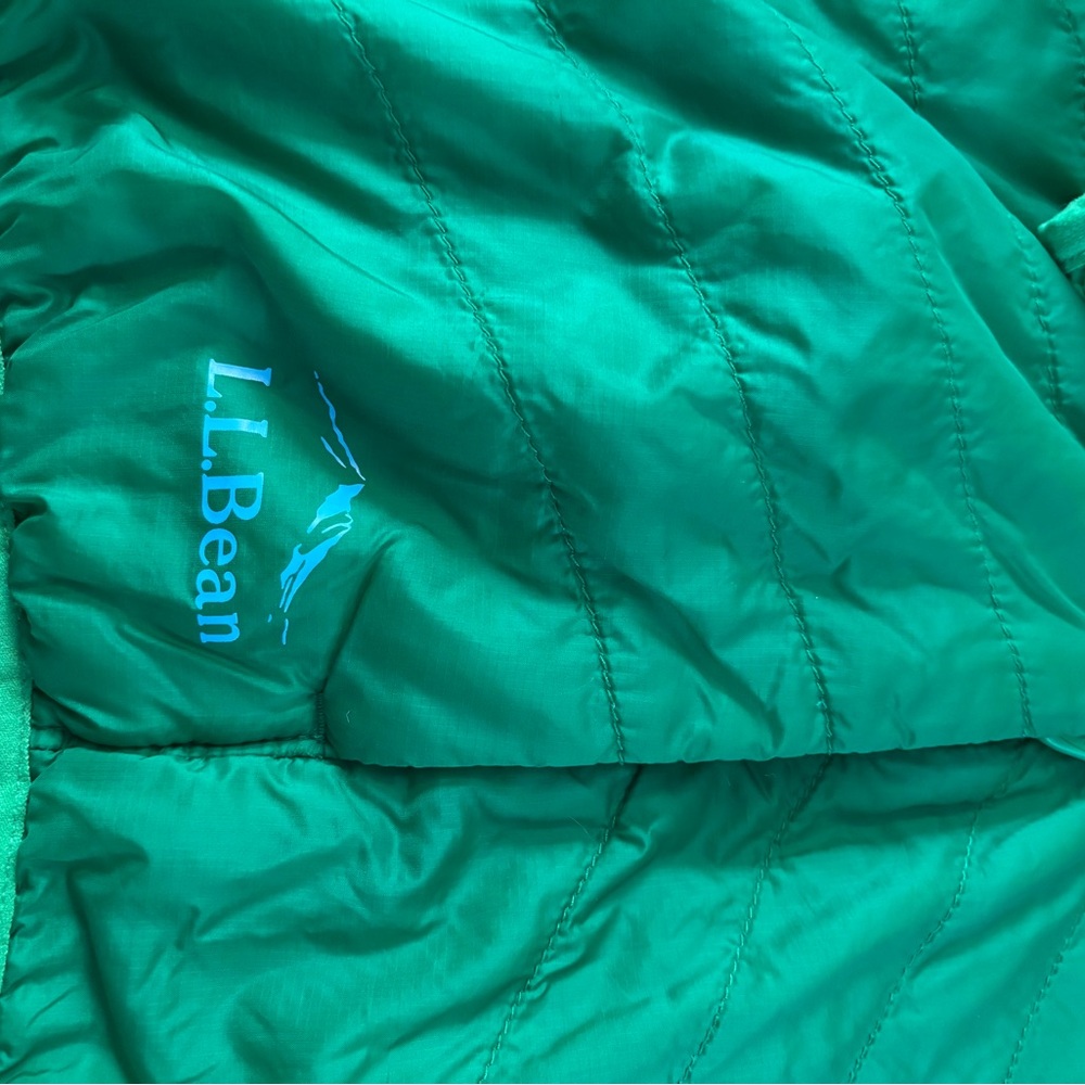 L.L. Bean Green Primaloft Packable Lightweight Ja… - image 3